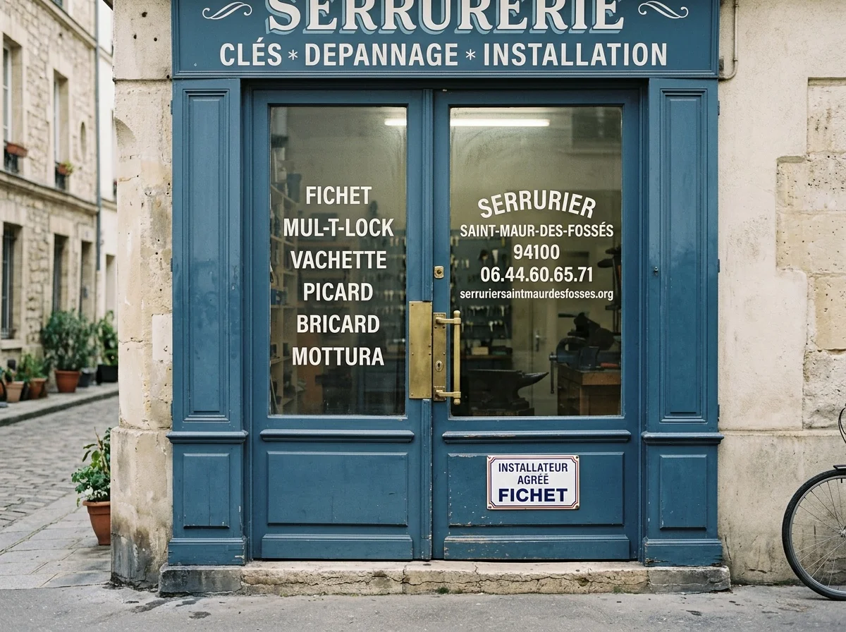Installateur agréé · double-porte avec plaque des marques posées